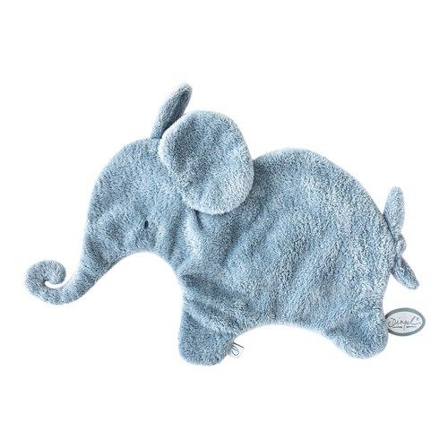  - oscar the elephant - comforter with pacifinder dark blue 22 cm 